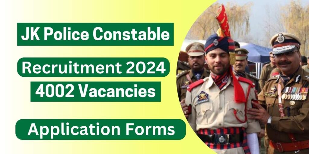 JK Police Constable Recruitment 2024