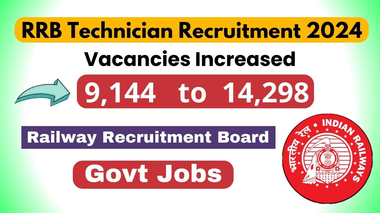 RRB Technician Recruitment 2024