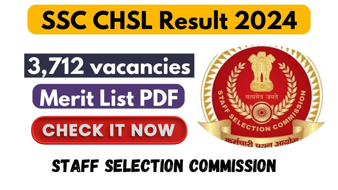 SSC CHSL Result 2024